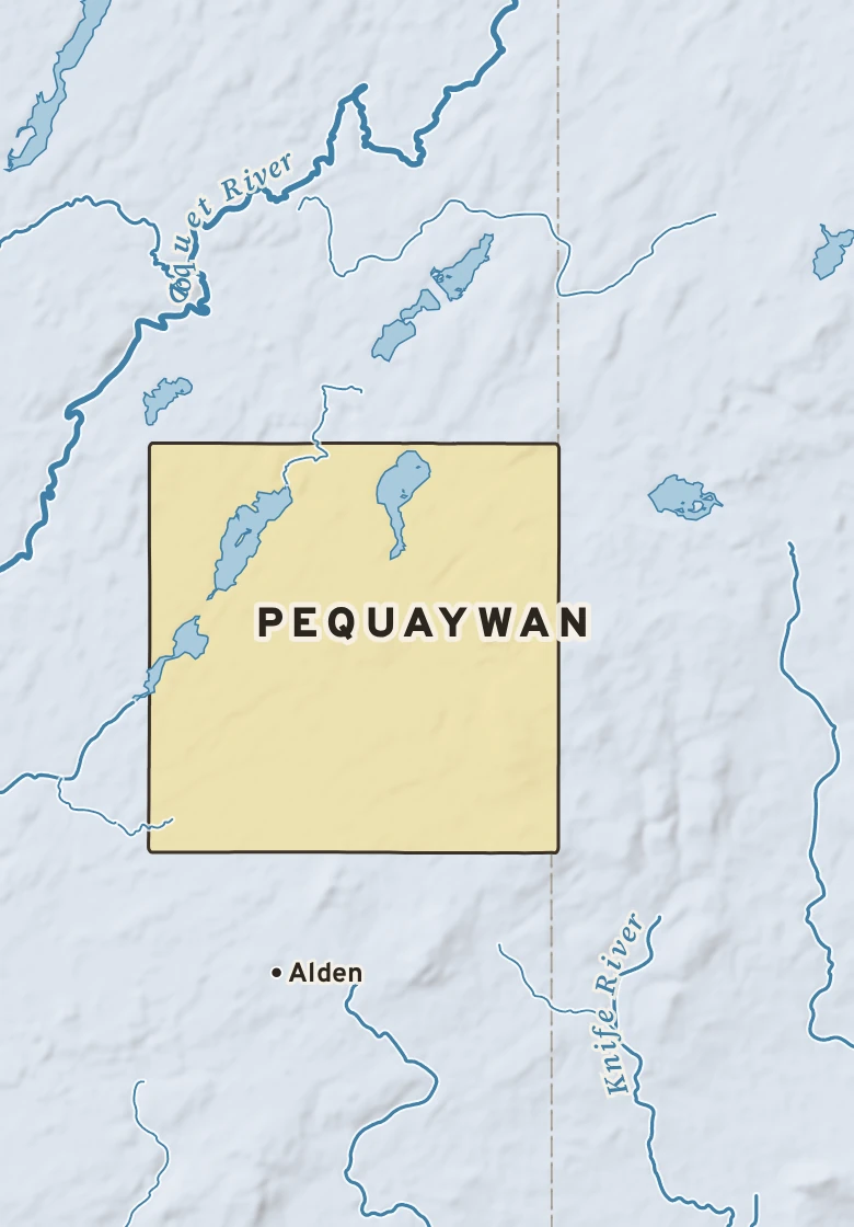 Atlas plate of Pequaywan, Minnesota.