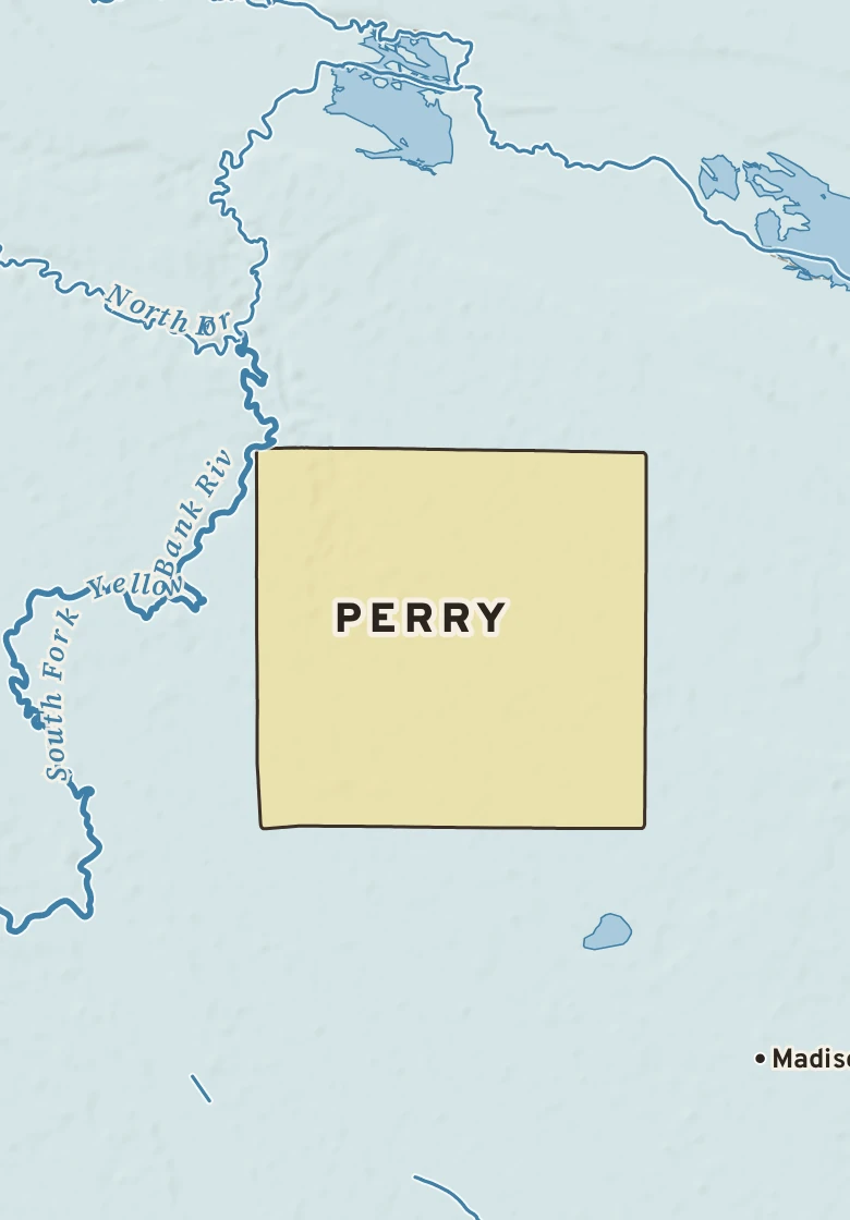 Atlas plate of Perry, Minnesota.
