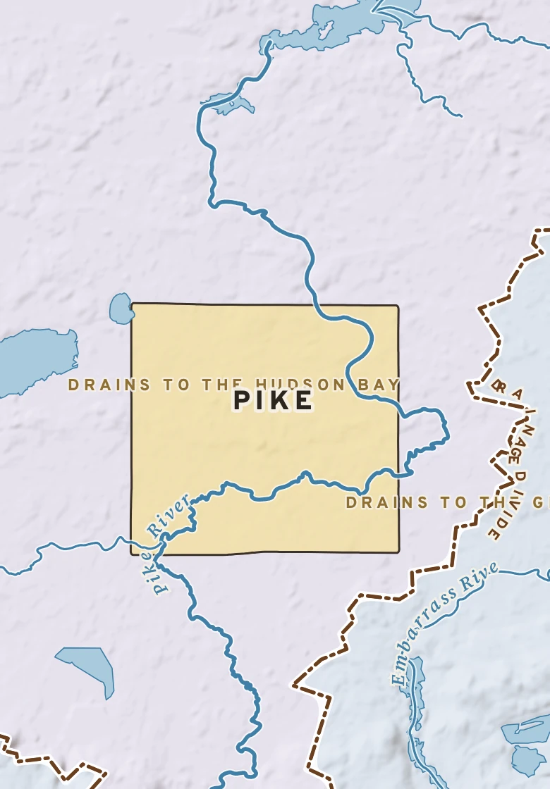 Atlas plate of Pike, Minnesota.
