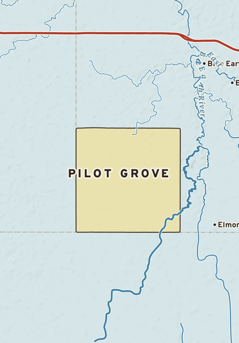 Atlas plate of Pilot Grove, Minnesota.