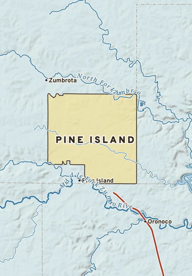 Atlas plate of Pine Island, Minnesota.