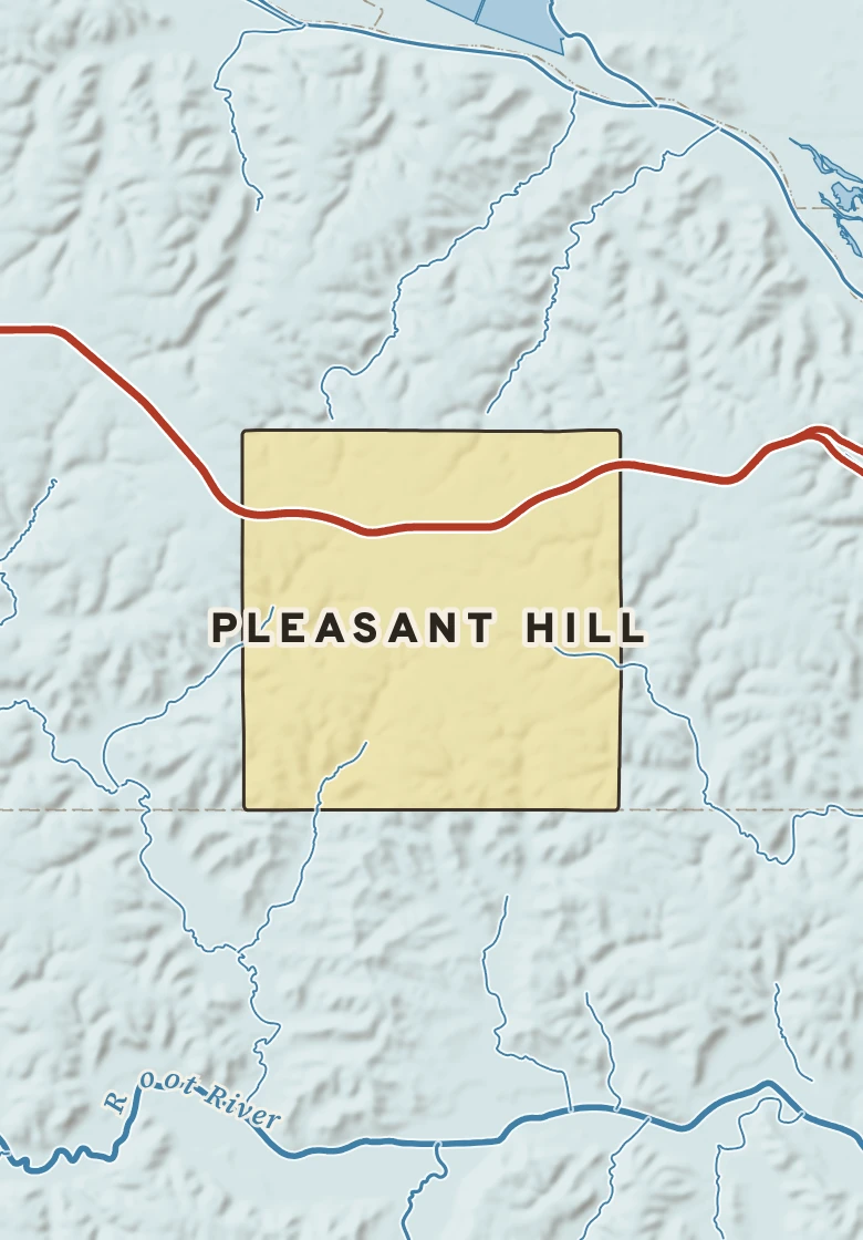 Atlas plate of Pleasant Hill, Minnesota.