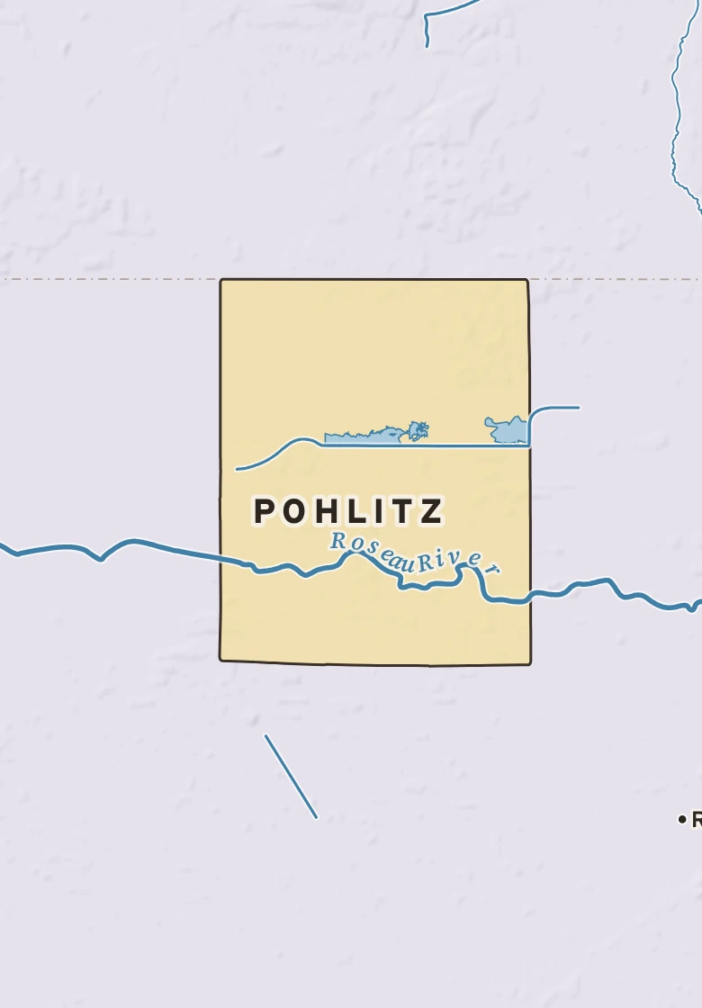 Atlas plate of Pohlitz, Minnesota.