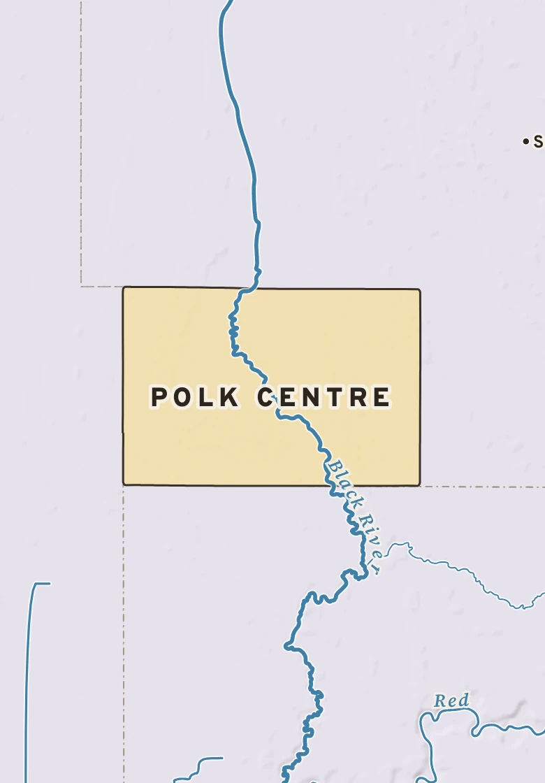 Atlas plate of Polk Centre, Minnesota.