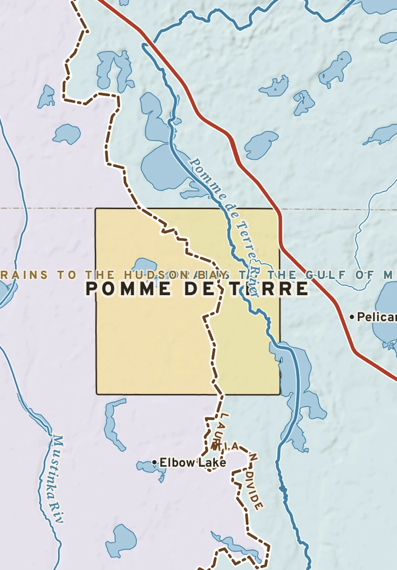 Atlas plate of Pomme de Terre, Minnesota.