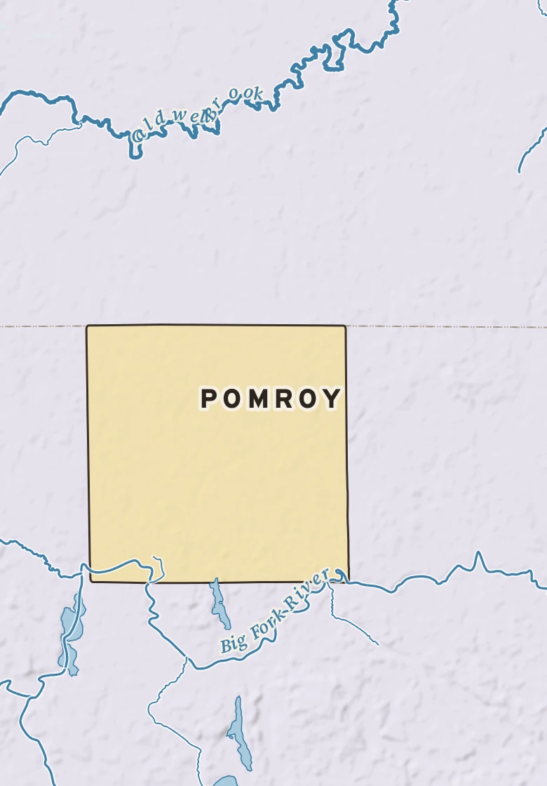 Atlas plate of Pomroy, Minnesota.