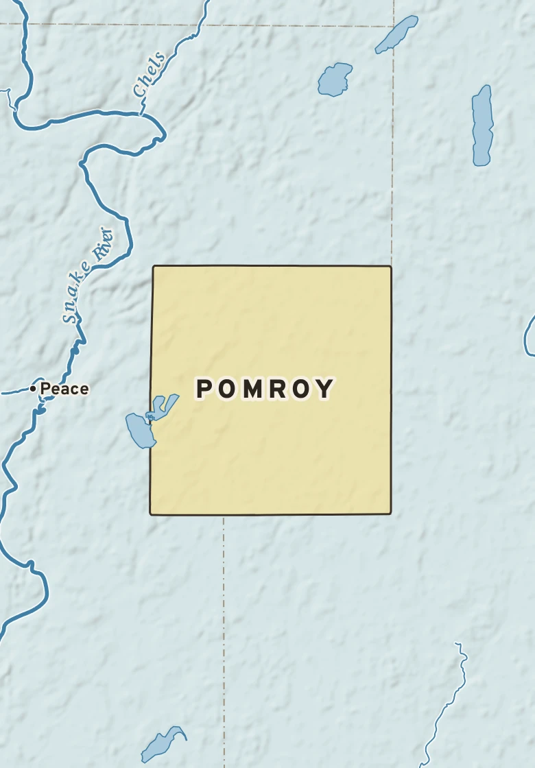 Atlas plate of Pomroy, Minnesota.