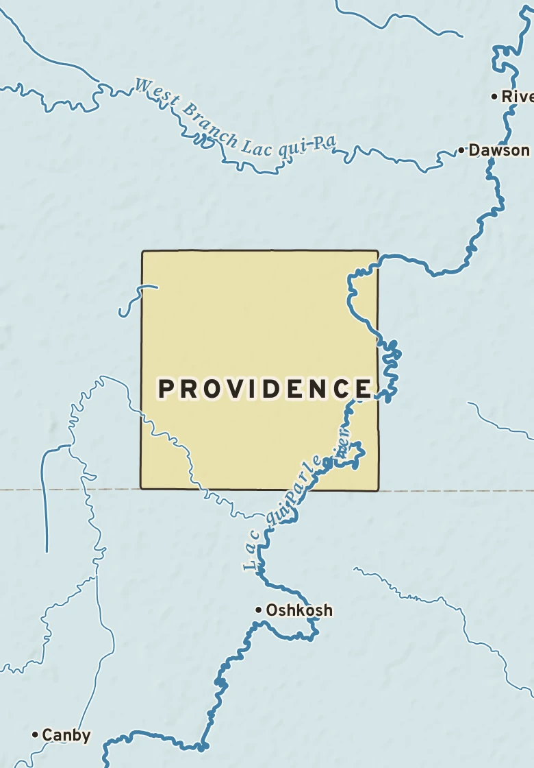 Atlas plate of Providence, Minnesota.