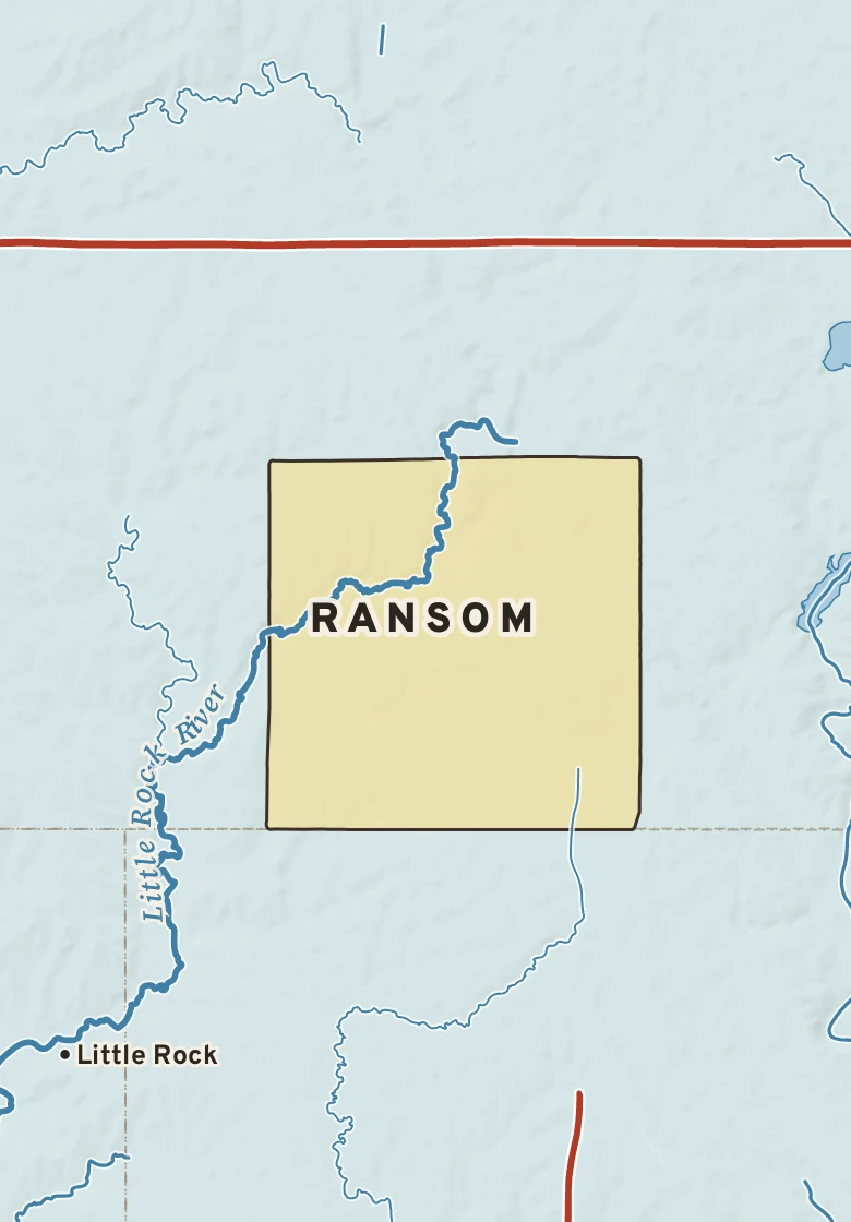 Atlas plate of Ransom, Minnesota.