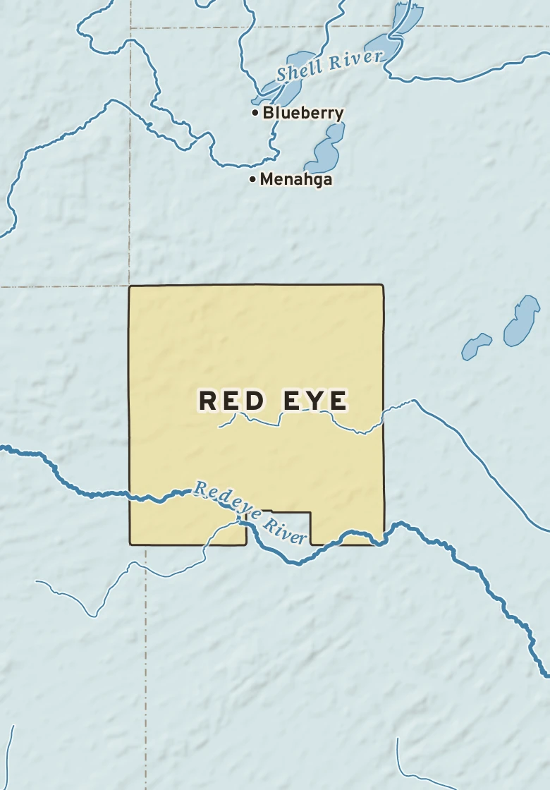 Atlas plate of Red Eye, Minnesota.