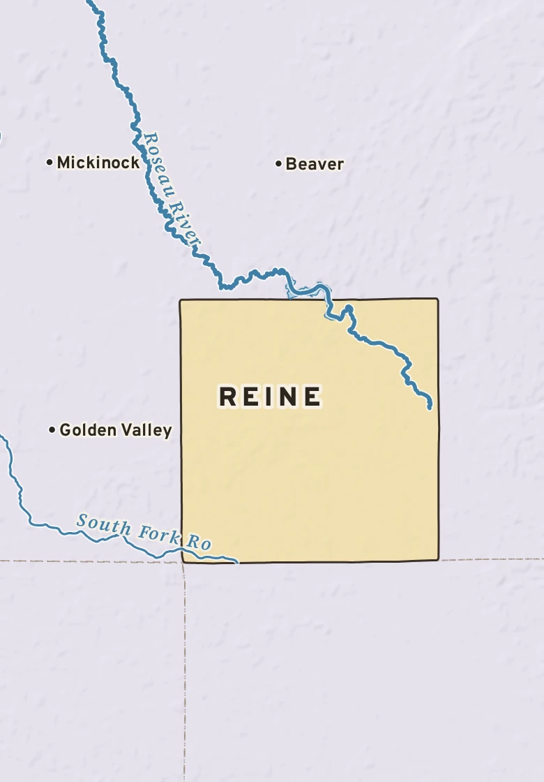 Atlas plate of Reine, Minnesota.