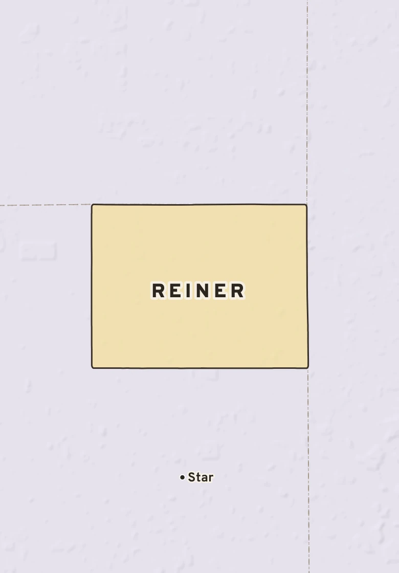 Atlas plate of Reiner, Minnesota.