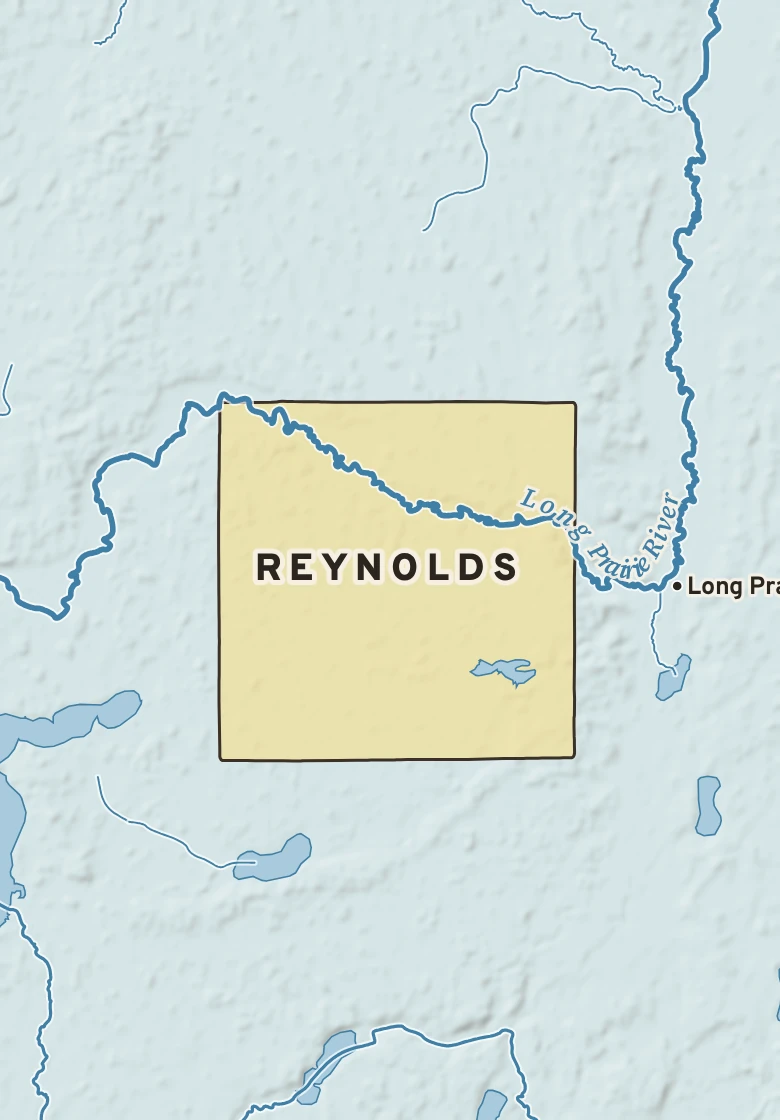 Atlas plate of Reynolds, Minnesota.