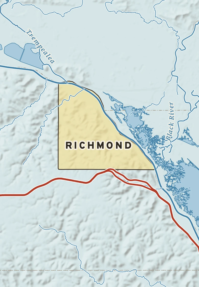Atlas plate of Richmond, Minnesota.