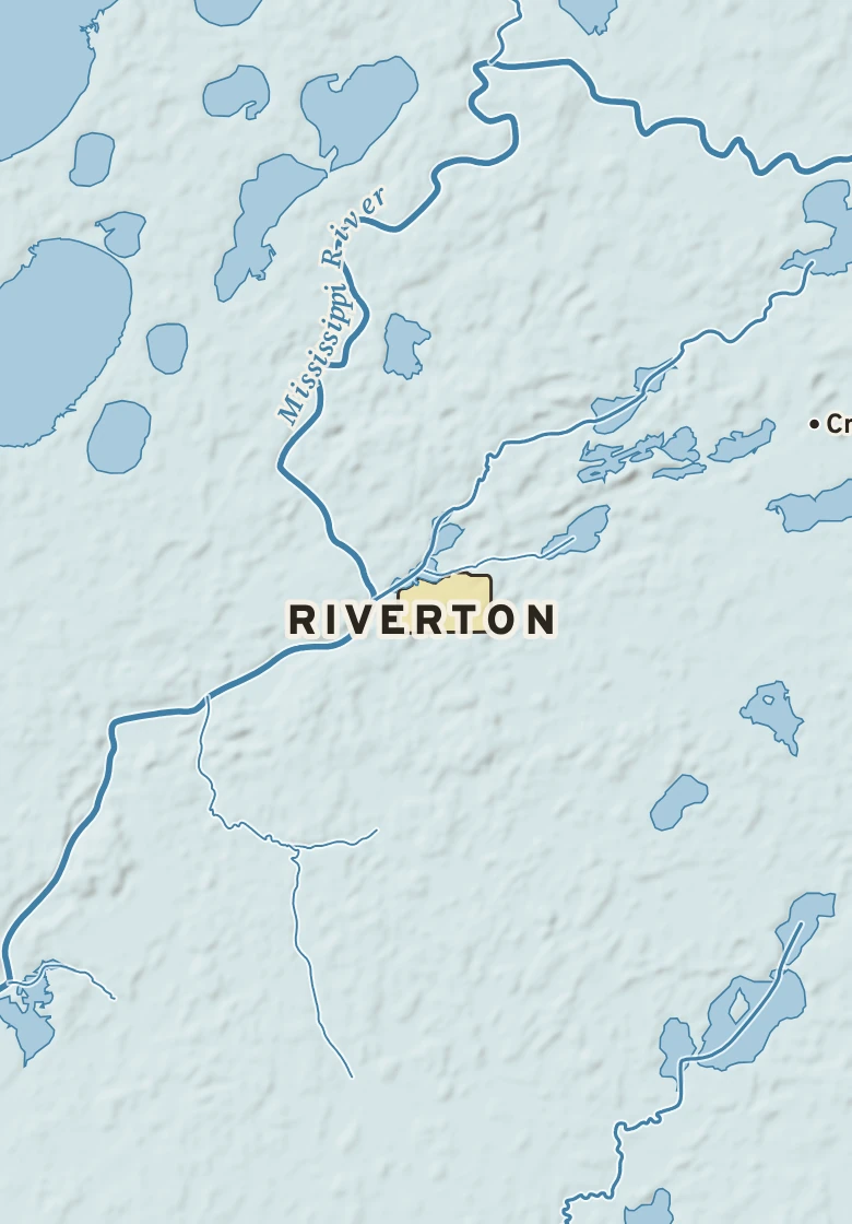 Atlas plate of Riverton, Minnesota.