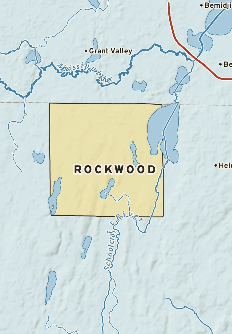 Atlas plate of Rockwood, Minnesota.