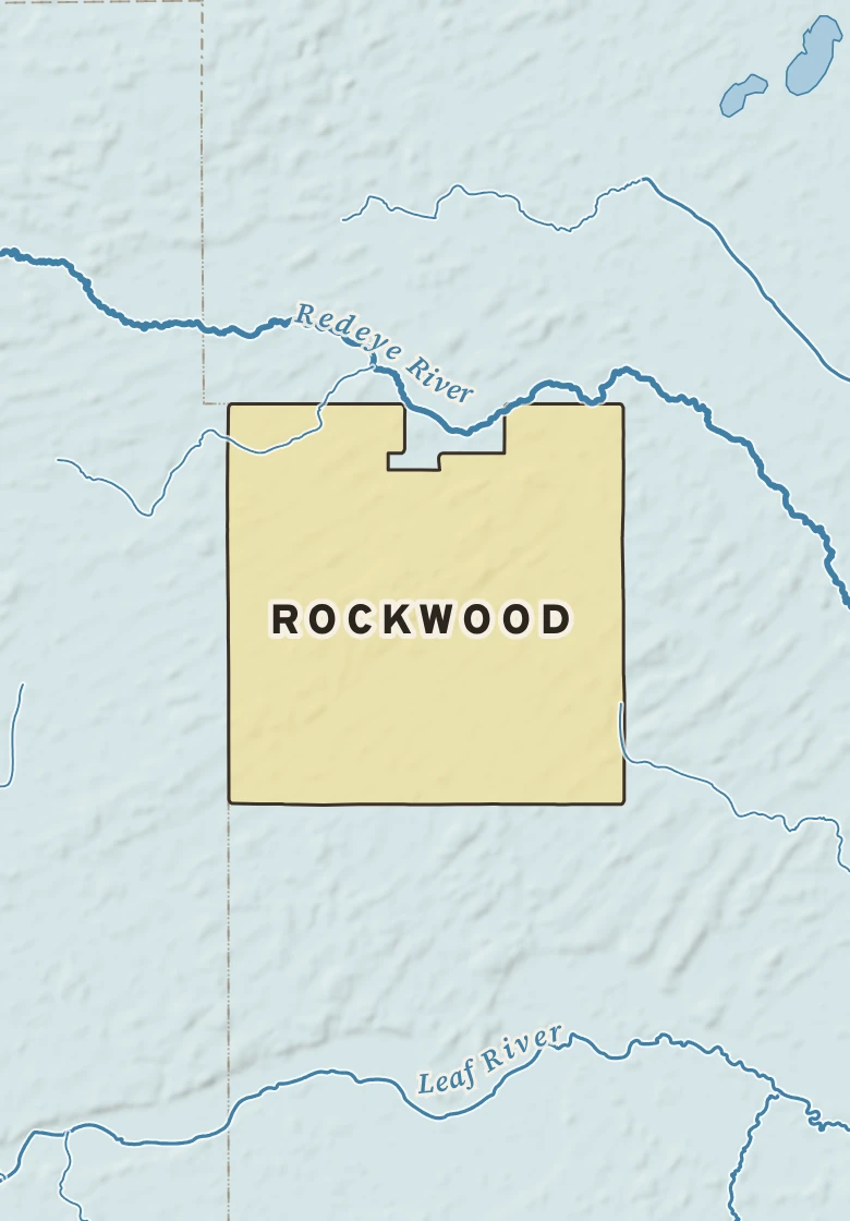 Atlas plate of Rockwood, Minnesota.