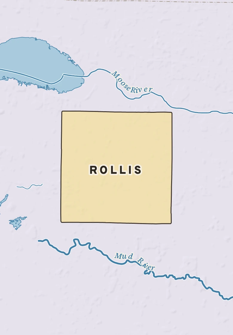 Atlas plate of Rollis, Minnesota.