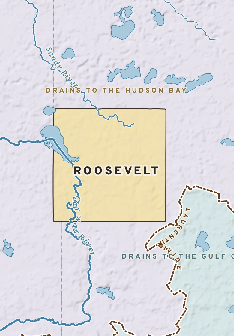 Atlas plate of Roosevelt, Minnesota.