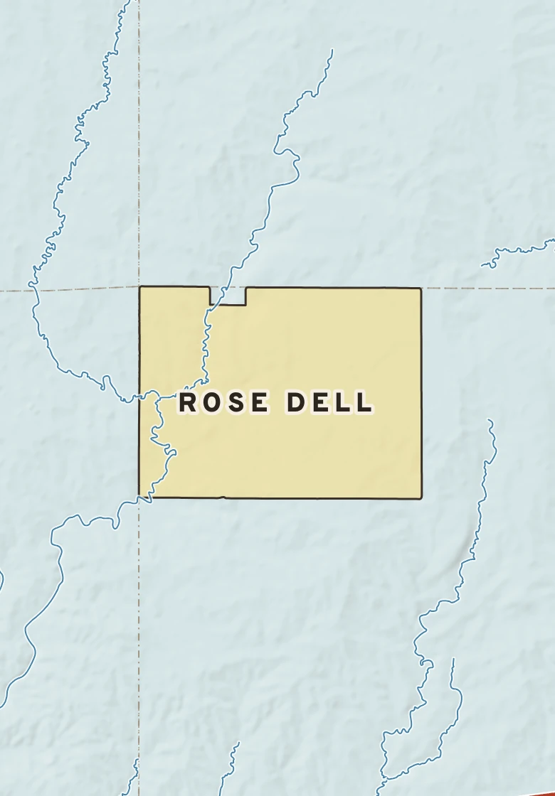 Atlas plate of Rose Dell, Minnesota.
