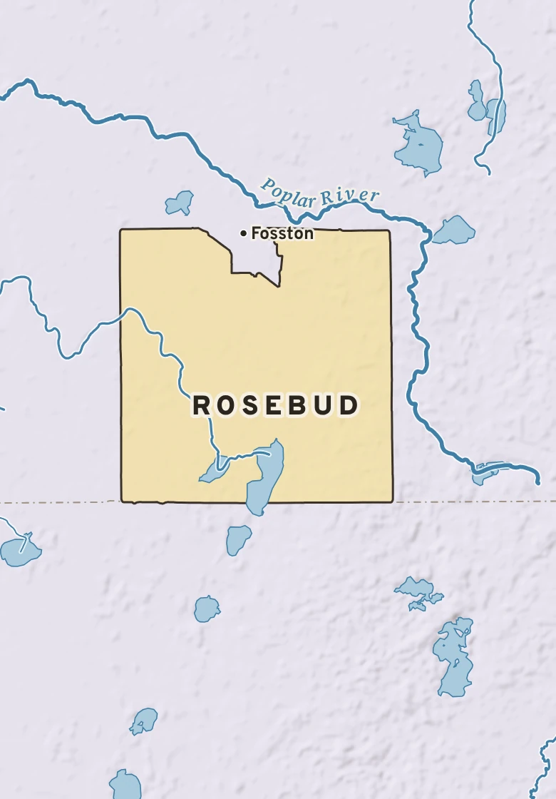 Atlas plate of Rosebud, Minnesota.
