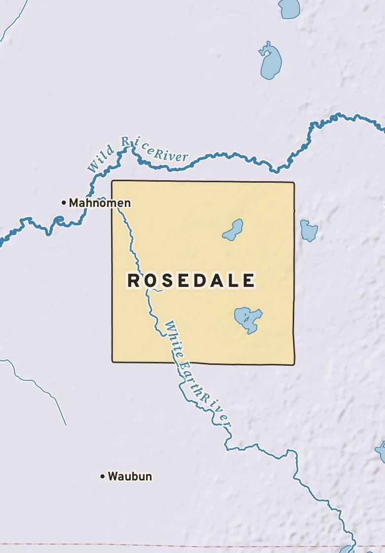 Atlas plate of Rosedale, Minnesota.