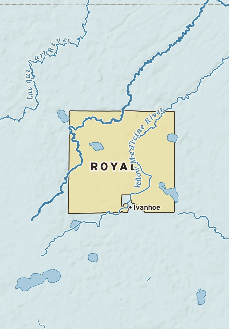 Atlas plate of Royal, Minnesota.