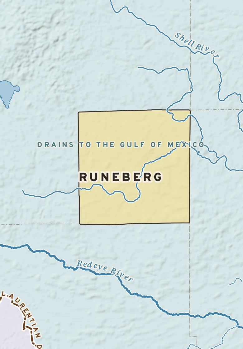Atlas plate of Runeberg, Minnesota.