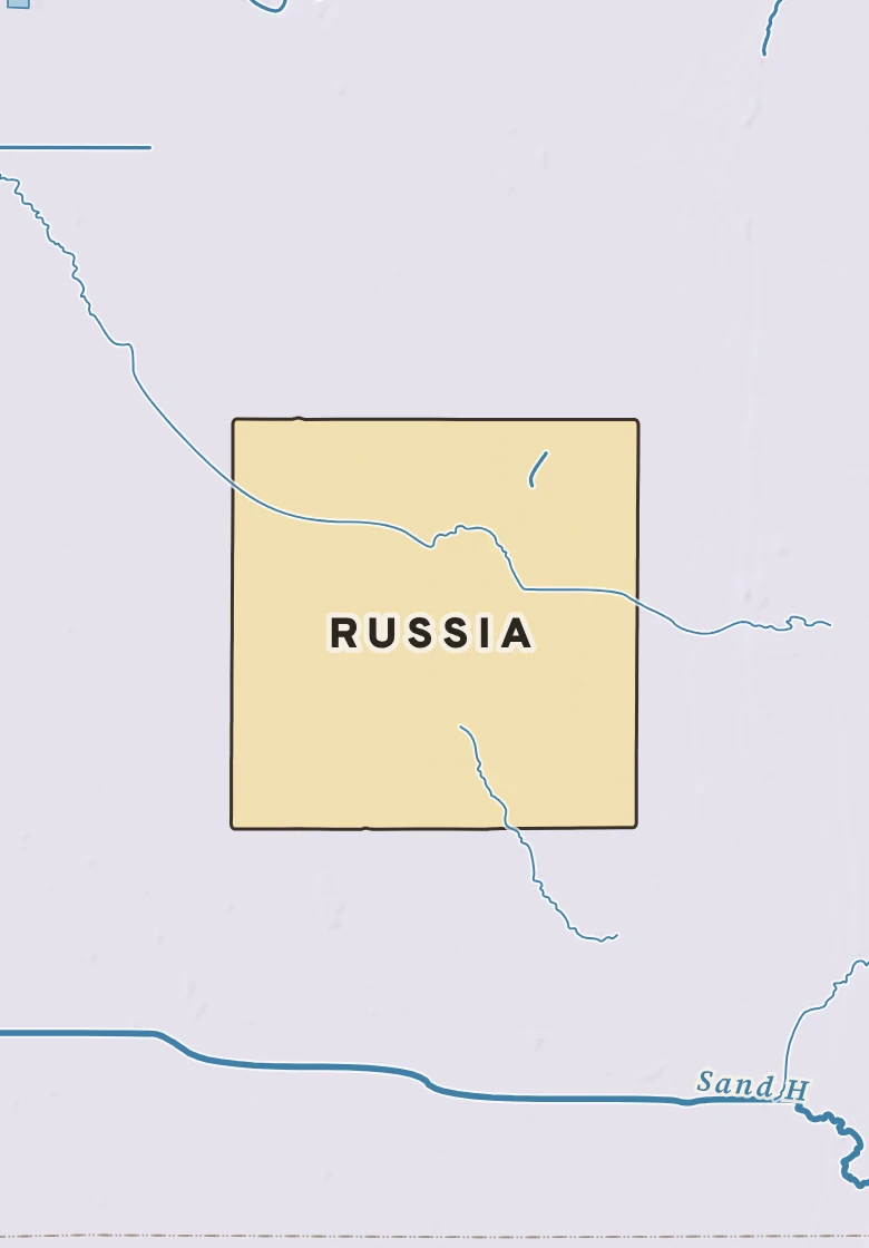 Atlas plate of Russia, Minnesota.