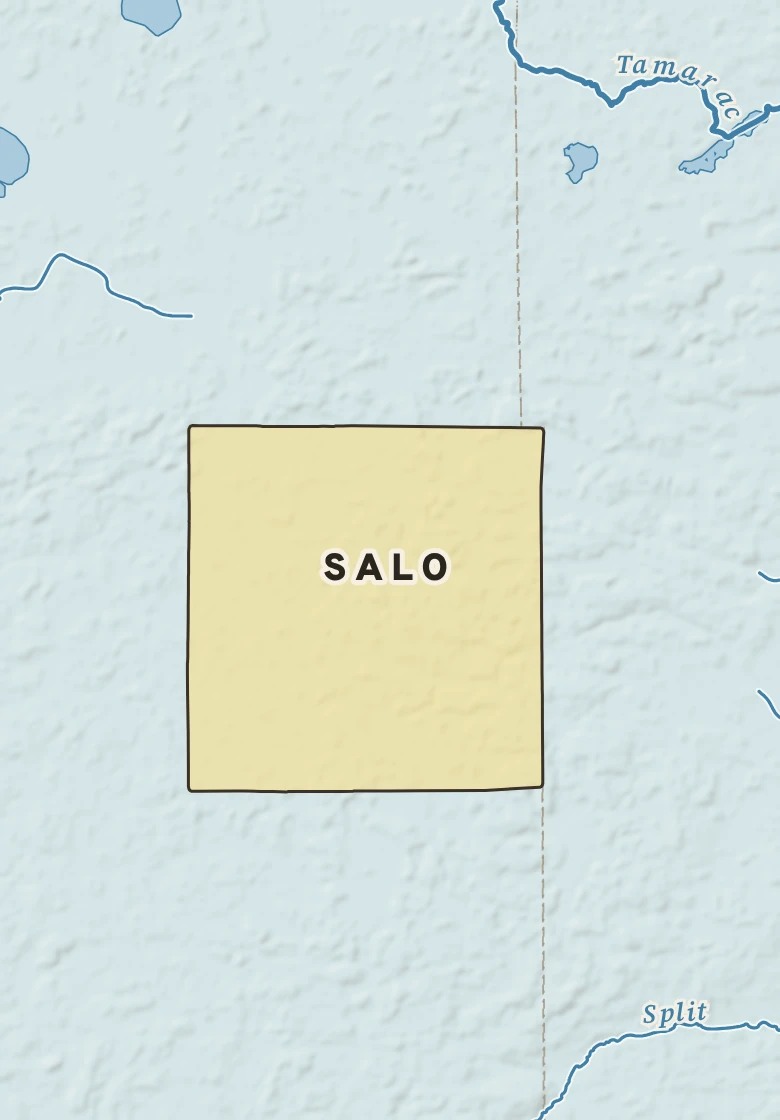 Atlas plate of Salo, Minnesota.