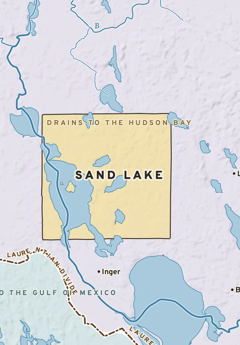 Atlas plate of Sand Lake, Minnesota.