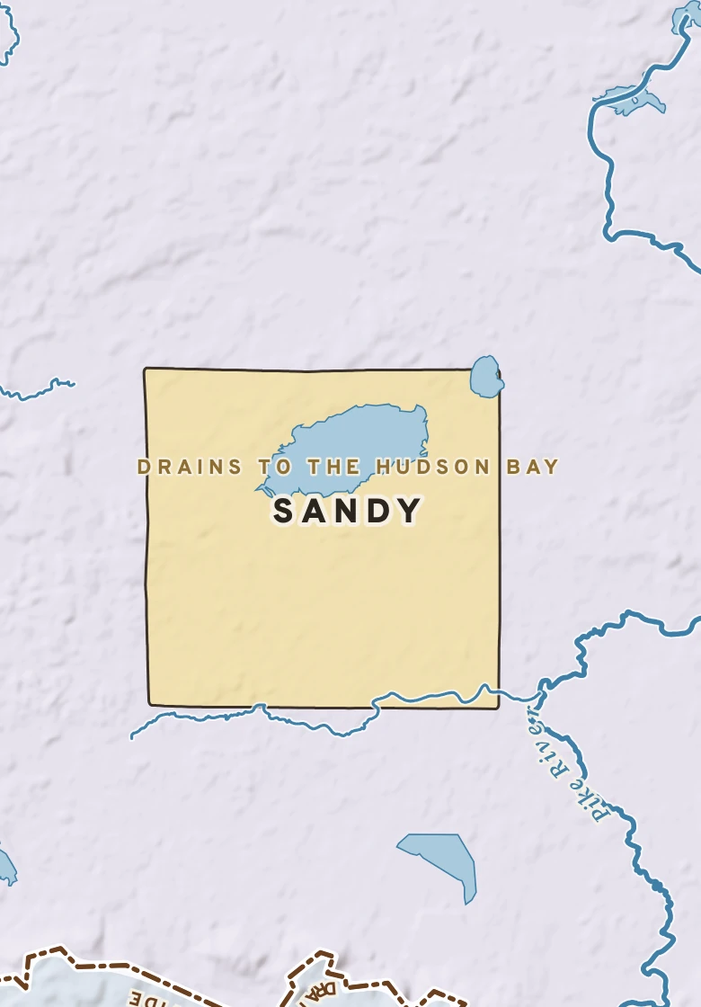 Atlas plate of Sandy, Minnesota.