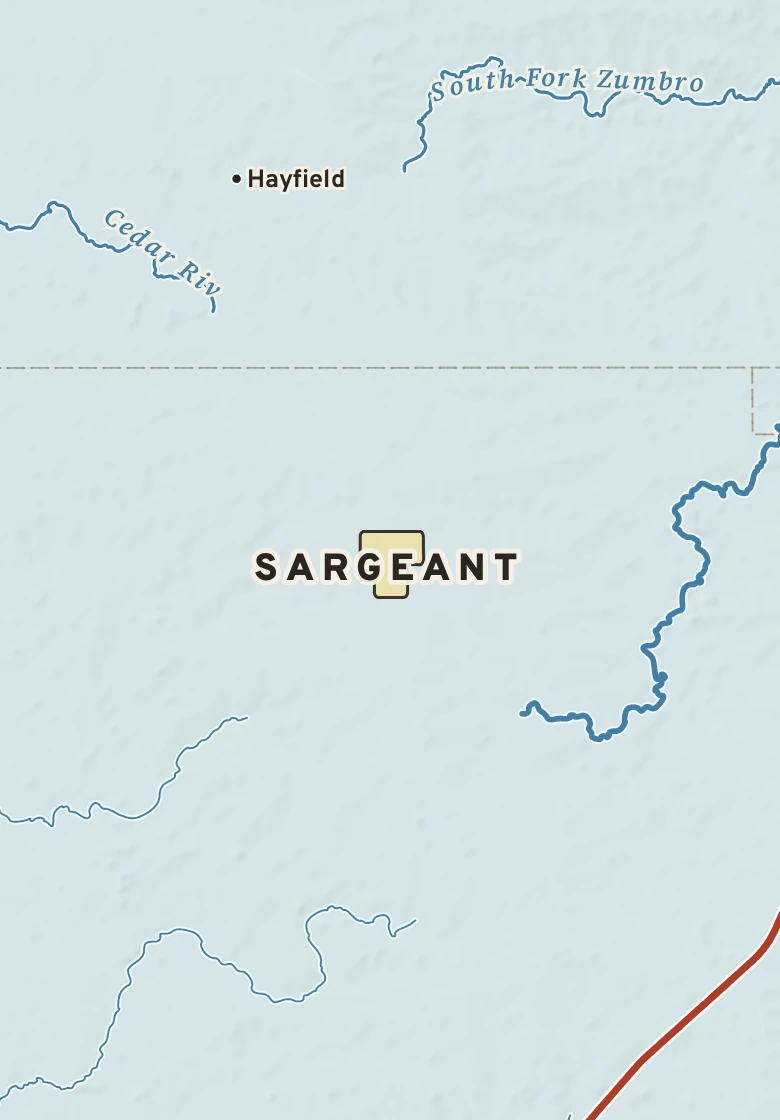 Atlas plate of Sargeant, Minnesota.