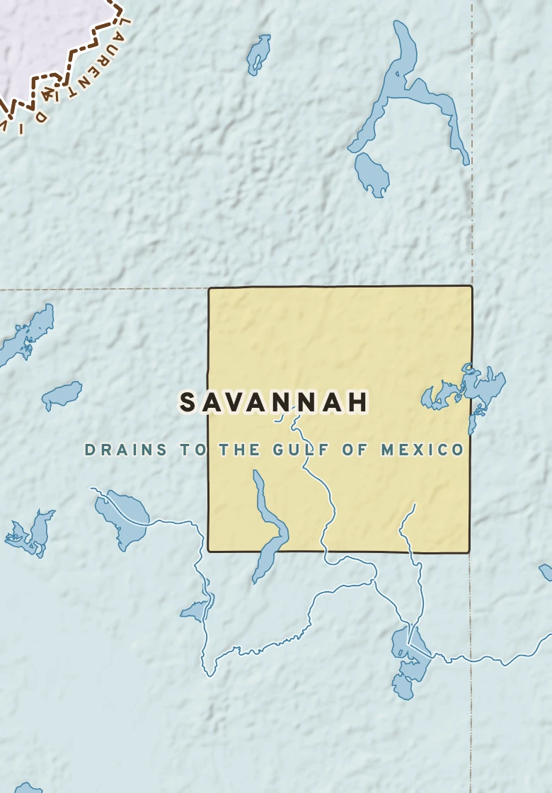 Atlas plate of Savannah, Minnesota.
