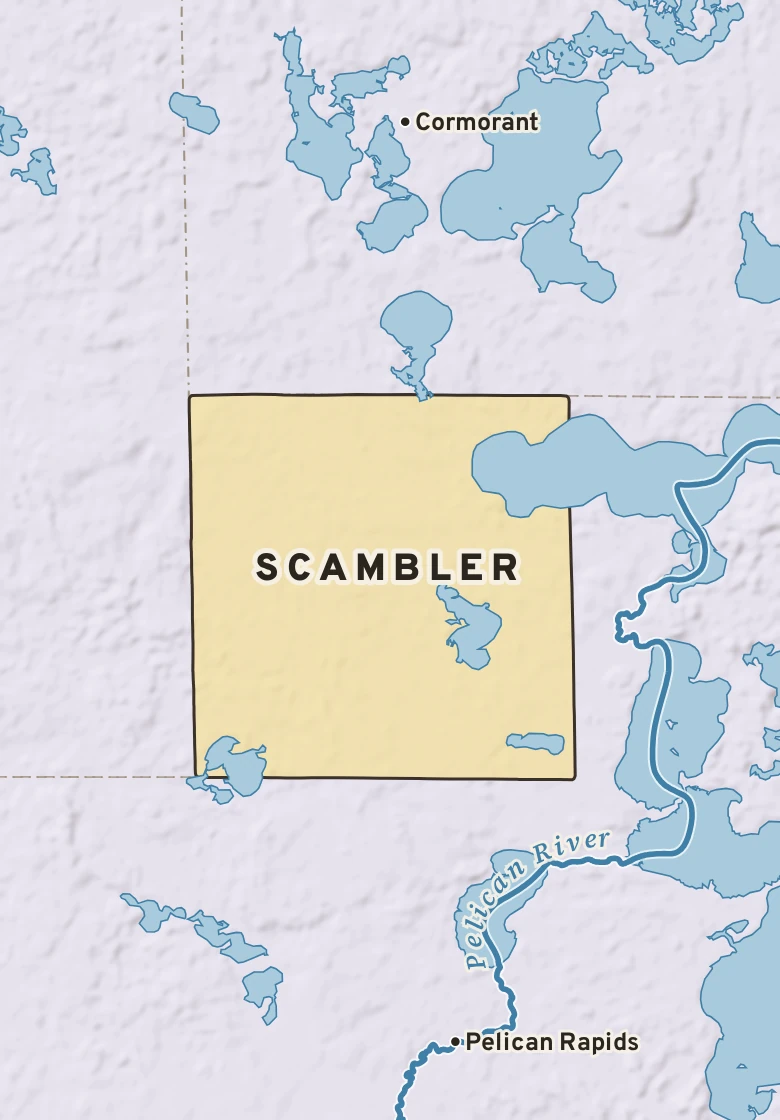 Atlas plate of Scambler, Minnesota.