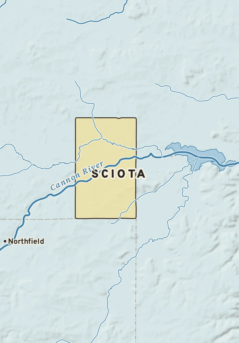 Atlas plate of Sciota, Minnesota.