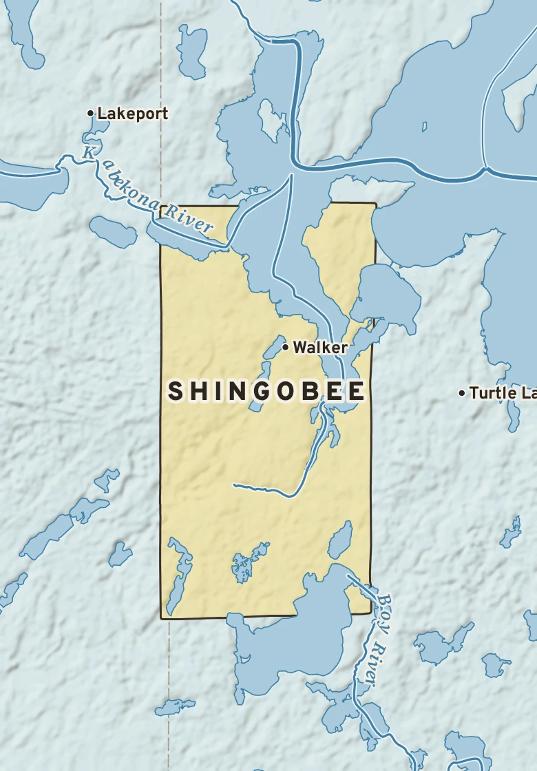 Atlas plate of Shingobee, Minnesota.