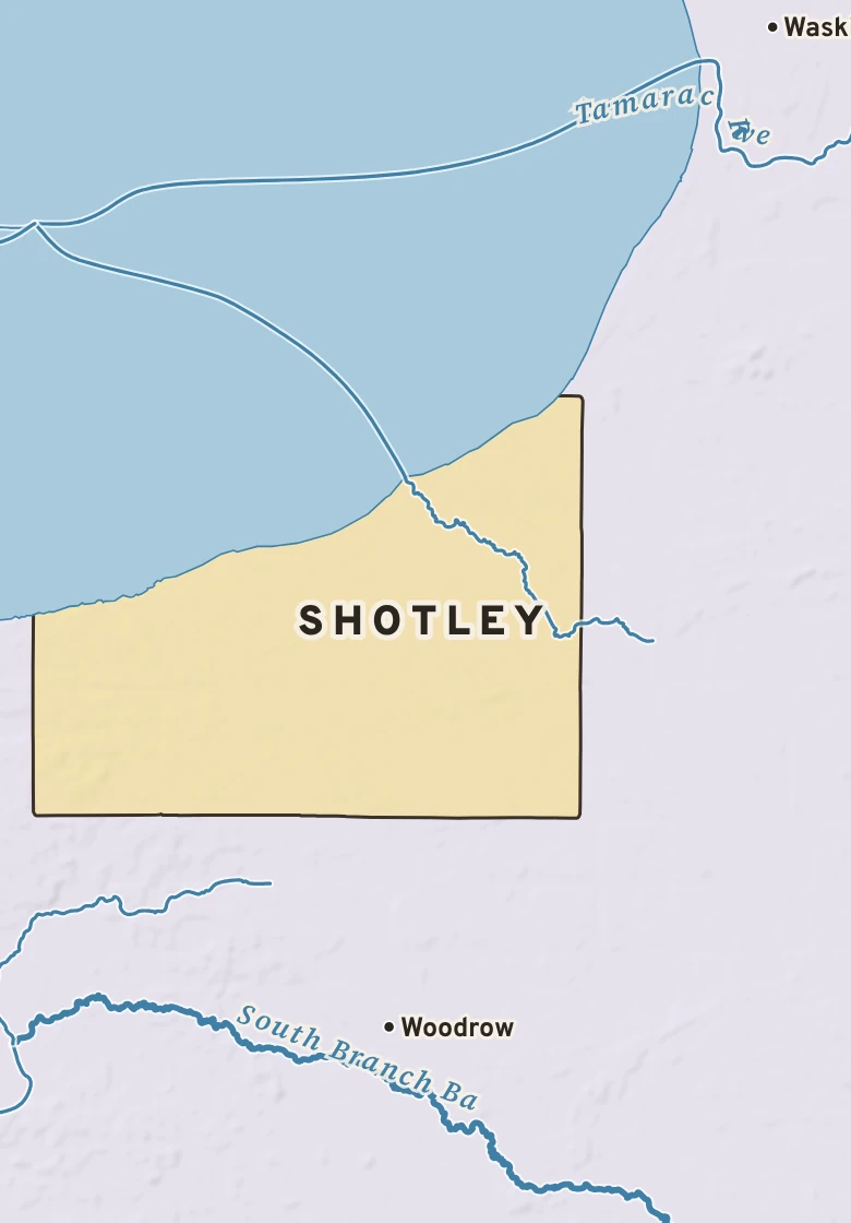 Atlas plate of Shotley, Minnesota.