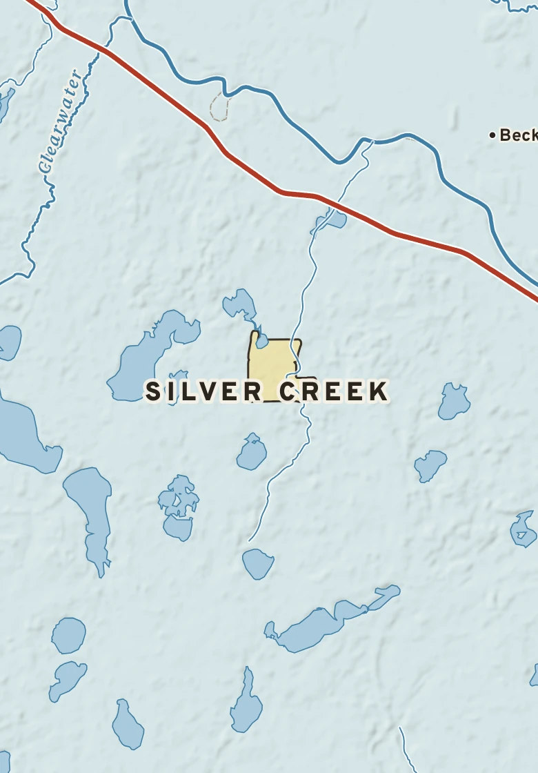 Atlas plate of Silver Creek, Minnesota.