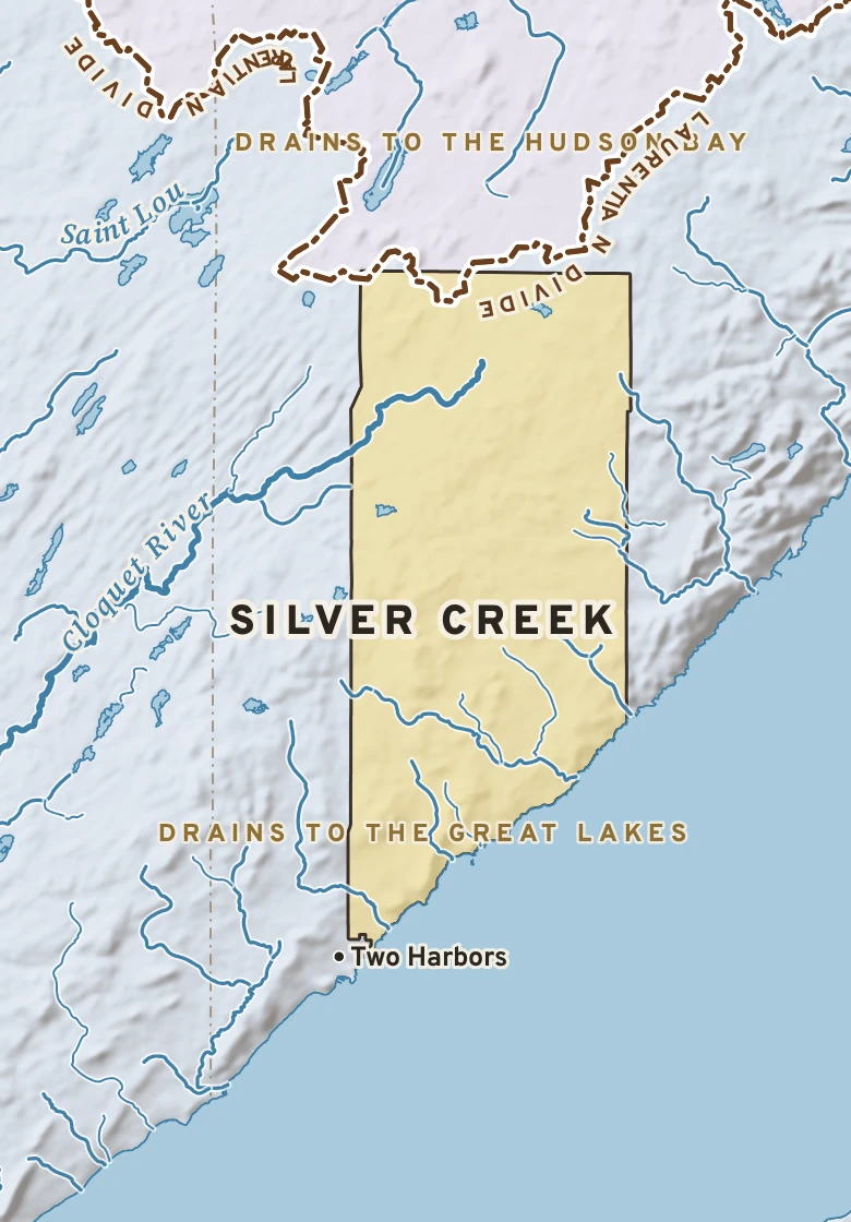 Atlas plate of Silver Creek, Minnesota.