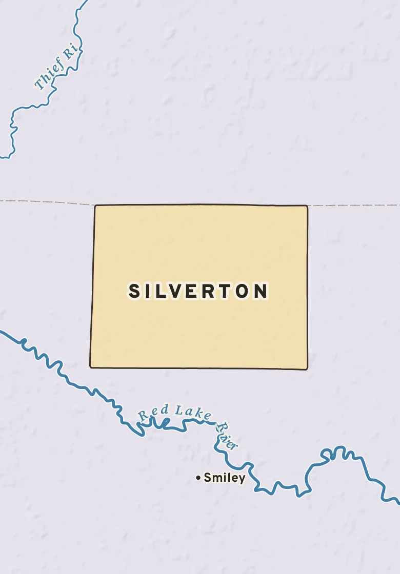 Atlas plate of Silverton, Minnesota.