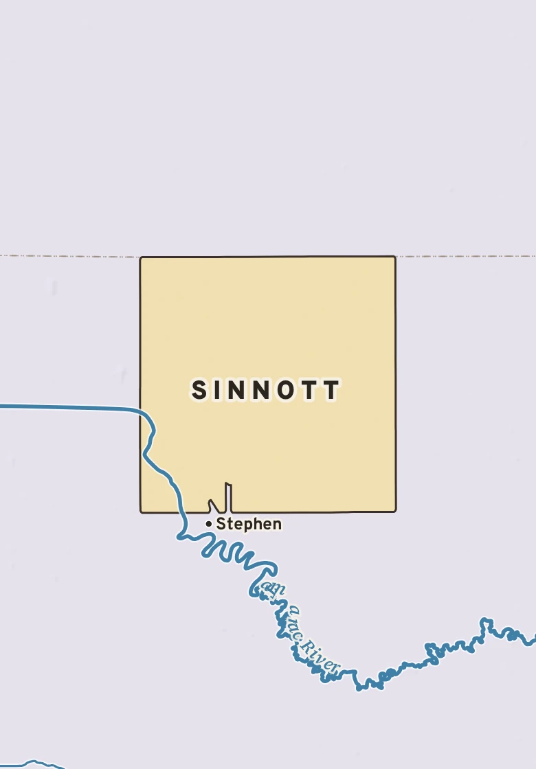 Atlas plate of Sinnott, Minnesota.