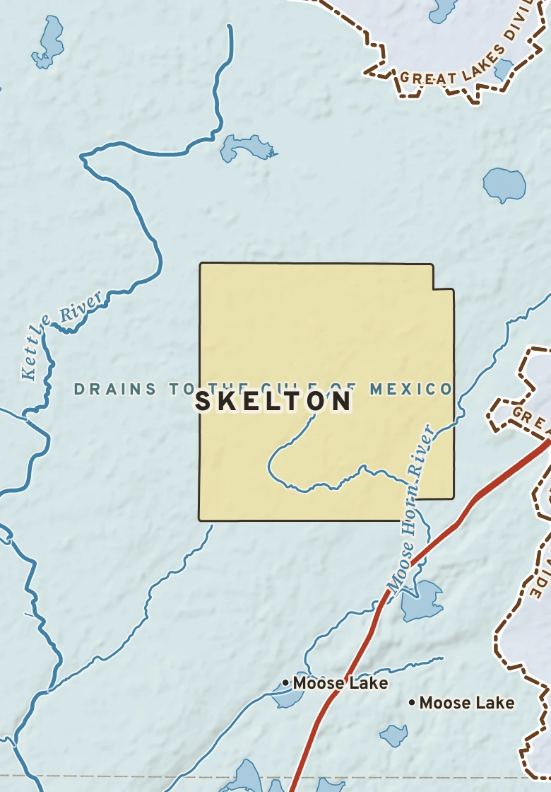 Atlas plate of Skelton, Minnesota.