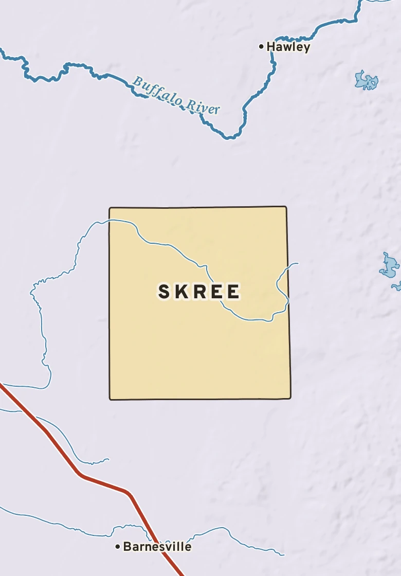 Atlas plate of Skree, Minnesota.