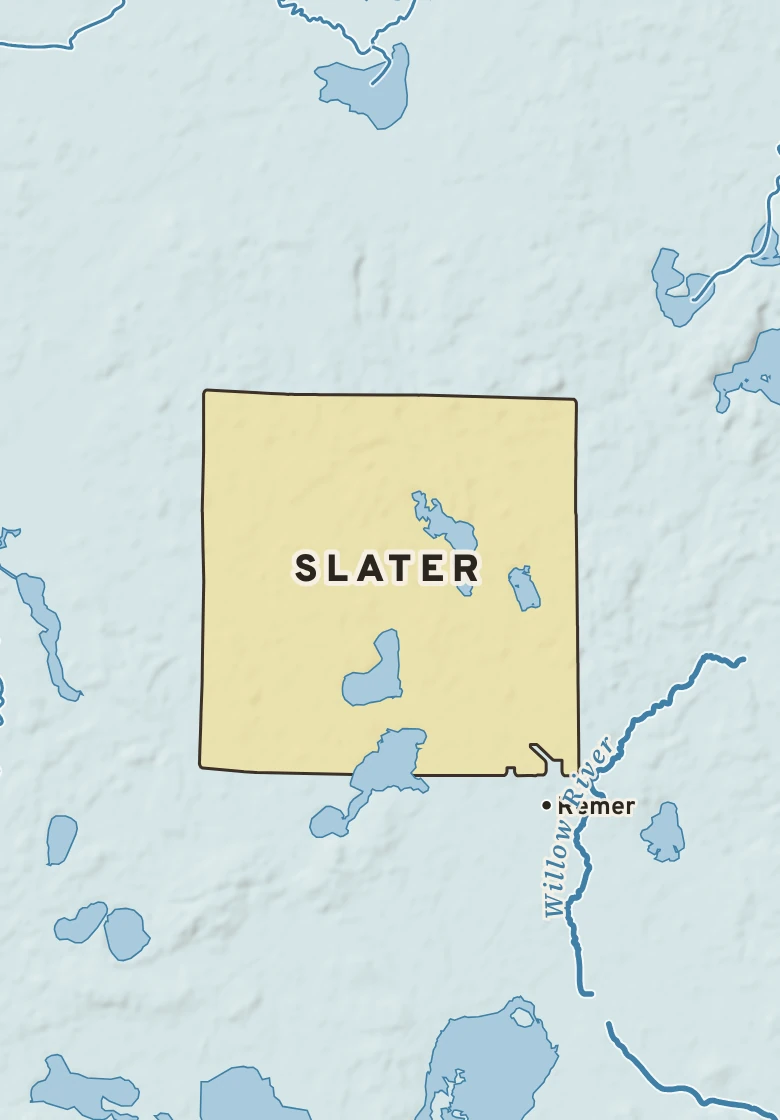 Atlas plate of Slater, Minnesota.
