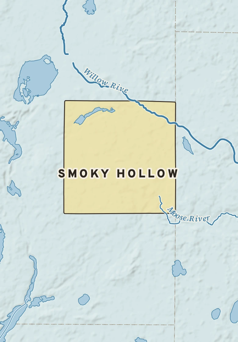 Atlas plate of Smoky Hollow, Minnesota.