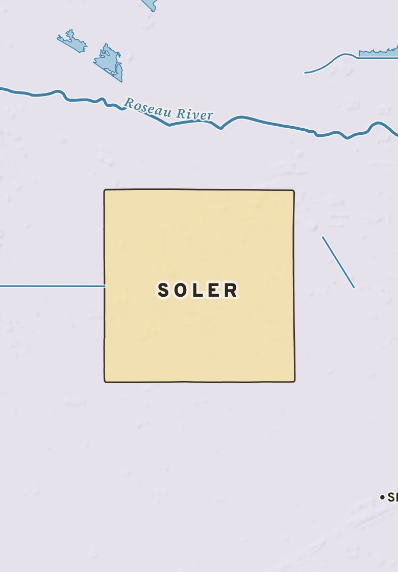 Atlas plate of Soler, Minnesota.