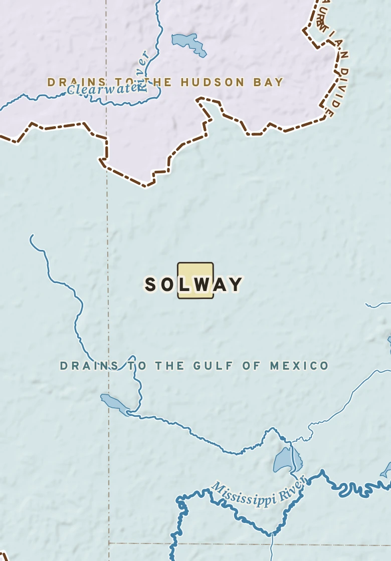 Atlas plate of Solway, Minnesota.