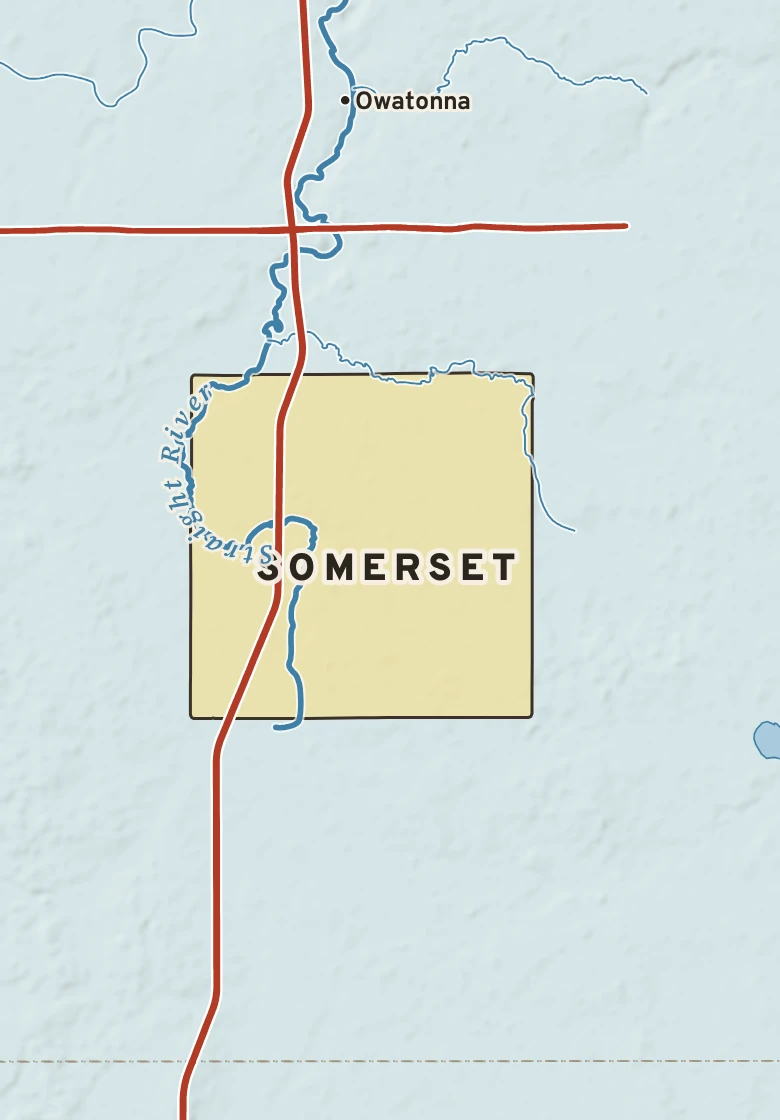 Atlas plate of Somerset, Minnesota.