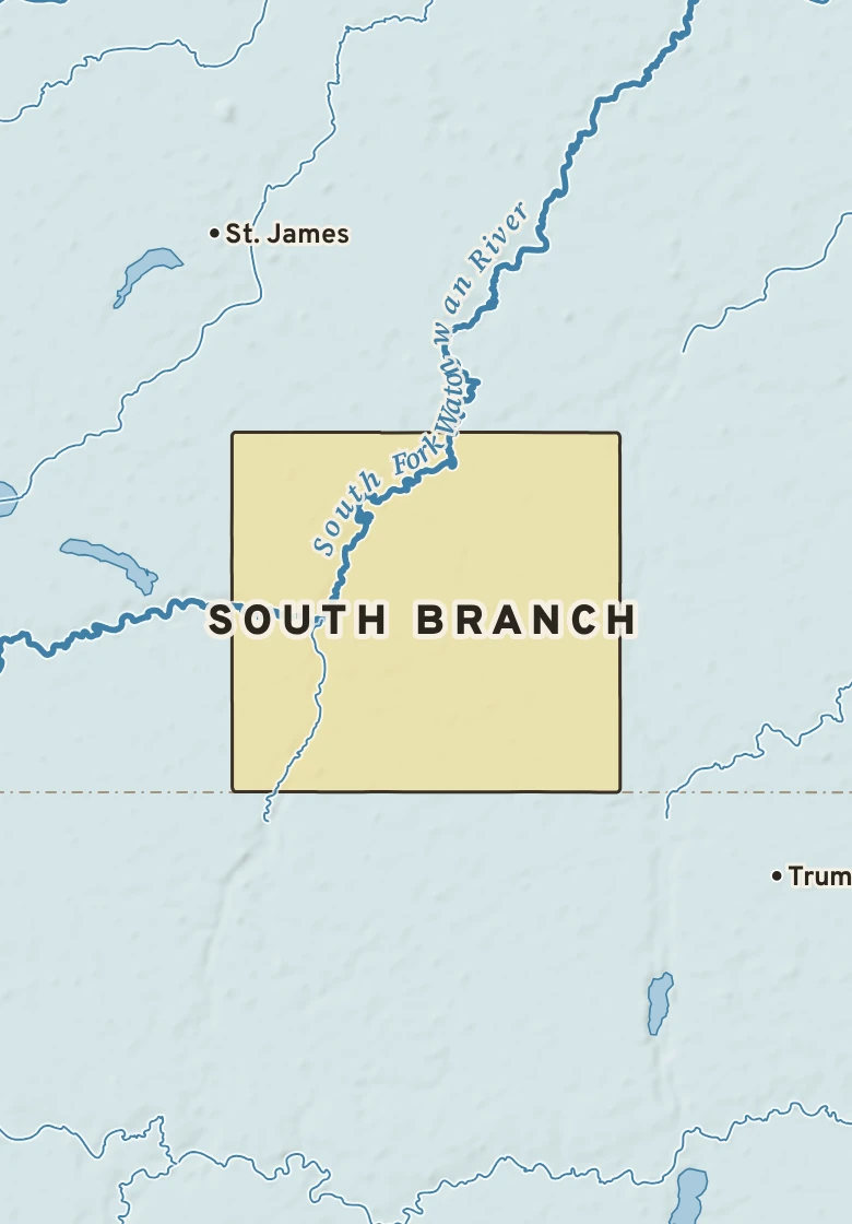 Atlas plate of South Branch, Minnesota.